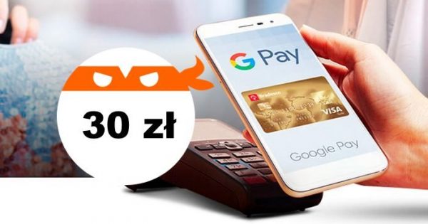 30 zł za płatnosci google pay z ing