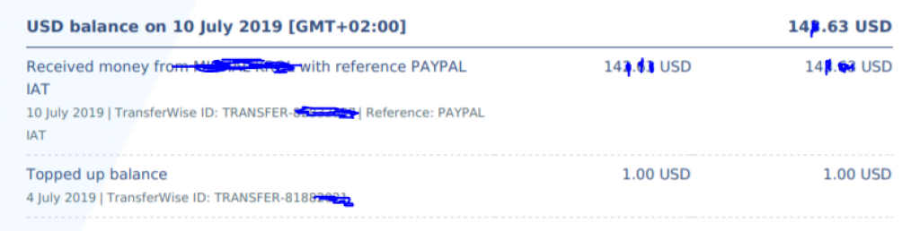 paypal wypłata USD